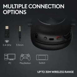 Logitech PRO X 2 LIGHTSPEED, Gaming-Headset (magenta, USB, 3.5 Mm, Bluetooth) -ALTERNATE Logitech PRO X 2 LIGHTSPEED Gaming Headset@@100010634 34