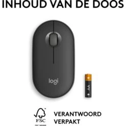 Logitech Pebble Mouse 2 M350s, Maus (graphit, Bluetooth, Für Windows/macOS/iPadOS/Android/ChromeOS/Linux) -ALTERNATE Logitech Pebble Mouse 2 M350s Maus@@100010645 38