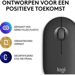 Logitech Pebble Mouse 2 M350s, Maus (graphit, Bluetooth, Für Windows/macOS/iPadOS/Android/ChromeOS/Linux) -ALTERNATE Logitech Pebble Mouse 2 M350s Maus@@100010645 39