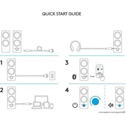Logitech Z207 , PC-Lautsprecher (weiß, Bluetooth, Klinke) -ALTERNATE Logitech Z207 PC Lautsprecher@@1406006 8