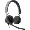 Logitech Zone Wired MS Teams, Headset (grau/schwarz, Microsoft Teams Zertifiziert, USB-A/C)