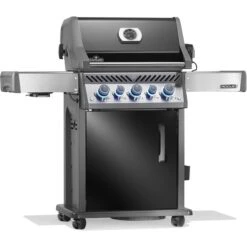 Napoleon Gasgrill Rogue PRO-S 425, Mit Drehspieß (schwarz/edelstahl, Mit SIZZLE-ZONE Und Heckbrenner, Modell 2025)
