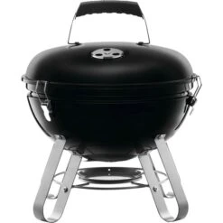 Napoleon Holzkohle Kugelgrill NK14K-LEG-3, Holzkohlegrill (schwarz, Ø 37cm)