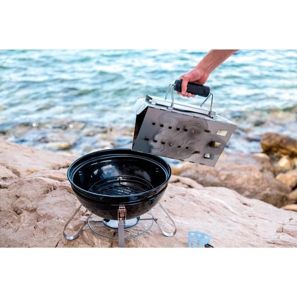 Napoleon Holzkohle Kugelgrill NK14K-LEG-3, Holzkohlegrill (schwarz, Ø 37cm) 14 Napoleon Holzkohle Kugelgrill NK14K-LEG-3, Holzkohlegrill (schwarz, Ø 37cm) – Bild 14