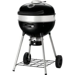 Napoleon Holzkohle Kugelgrill PRO22K-LEG-3, Holzkohlegrill (schwarz, Ø 57cm)
