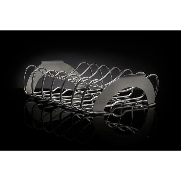 Napoleon PRO Edelstahl Sparerib-Halter, Grillkorb 2 Napoleon PRO Edelstahl Sparerib-Halter, Grillkorb – Bild 2