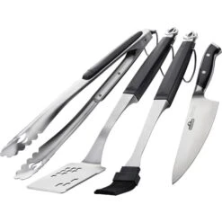 Napoleon President's Limited Grillbesteck, 4-teilig (schwarz/edelstahl)