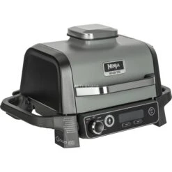 Ninja Elektrogrill & Smoker Woodfire OG701EU (schwarz/grau, 2.400 Watt)