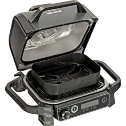 Ninja Elektrogrill & Smoker Woodfire OG701EU (schwarz/grau, 2.400 Watt) -ALTERNATE Ninja Elektrogrill Smoker Woodfire OG701EU@@100052398 3