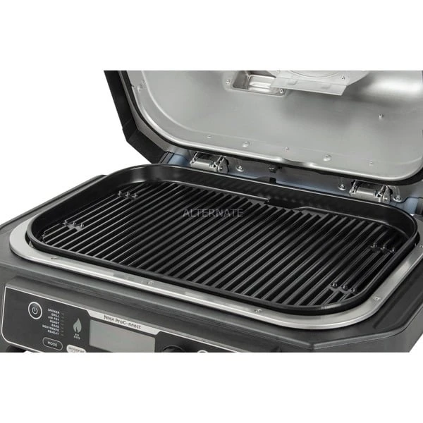 Ninja Woodfire Pro Connect XL Outdoor Elektrogrill & Smoker (blau/schwarz, 1.700 Watt) 3 Ninja Woodfire Pro Connect XL Outdoor Elektrogrill & Smoker (blau/schwarz, 1.700 Watt) – Bild 3