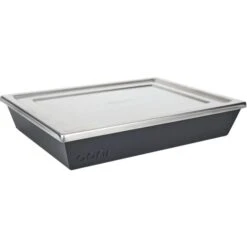 Ooni Detroit Pizzablech Medium, 32 X 24cm, Backform (grau/silber, Inkl. Deckel)