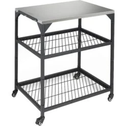 Ooni Modular Tabel V2 Medium UU-P2F000, Untergestell (schwarz/edelstahl, Für Ooni Pizzaofen Samt Zubehör)