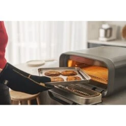 Ooni Volt 2, Elektrischer Pizzaofen Charcoal Grey (anthrazit, 1.600 Watt, Für Pizzen Bis Ca. Ø 32cm) -ALTERNATE Ooni Volt 2 elektrischer Pizzaofen Charcoal Grey@@100142132 8