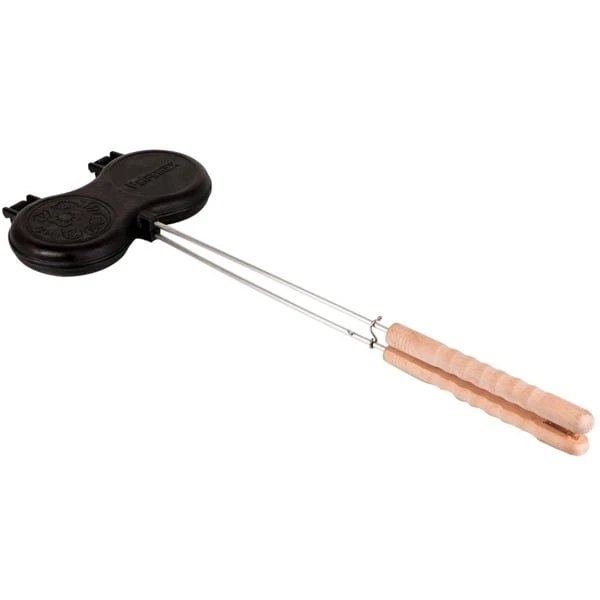 Petromax Burgereisen, Backform (schwarz/holz, Für 2 Burger) 1 Petromax Burgereisen, Backform (schwarz/holz, Für 2 Burger)