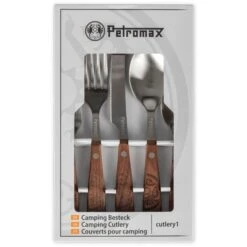 Petromax Camping Besteck, 5-teilig (Griffe Aus Walnussholz) -ALTERNATE Petromax Camping Besteck 5 teilig@@1905407 5
