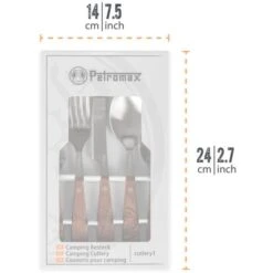 Petromax Camping Besteck, 5-teilig (Griffe Aus Walnussholz) -ALTERNATE Petromax Camping Besteck 5 teilig@@1905407 6