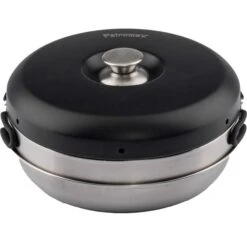 Petromax Dimego Camping Backofen, Backform (schwarz/edelstahl)