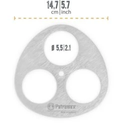 Petromax Dreibein-Ring, Groß, Halterung (für Äste Mit Ø Bis 5,5cm) -ALTERNATE Petromax Dreibein Ring gro Halterung@@1833520 2
