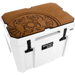 Petromax Haft-Auflage Für Petromax Kühlbox Kx25, Abdeckung (braun, Mit Drachenlogo)