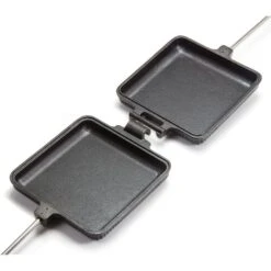 Petromax Sandwicheisen, Langer Stiel, Backform (schwarz/holz) -ALTERNATE Petromax Sandwicheisen langer Stiel Backform@@9ggzzp44 2