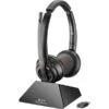 Poly Poly Savi 8220 UC DECT, Headset (schwarz, Stereo, USB-A, USB-C, Microsoft Teams)