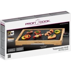 ProfiCook Teppanyaki-Grill TYG 1143, Elektro-Grillplatte -ALTERNATE ProfiCook Teppanyaki Grill TYG 1143 Elektro Grillplatte@@1864179 3