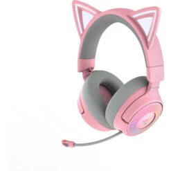 Razer Kraken Kitty V3 Pro Quartz, Gaming-Headset (rosa/grau, Bluetooth, USB-Dongle, USB-Kabel) -ALTERNATE Razer Kraken Kitty V3 Pro Quartz Gaming Headset@@100152675 6