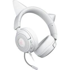 Razer Kraken Kitty V3 X White, Gaming-Headset (weiß/rosa, 3,5-mm-Klinkenstecker)