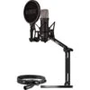 Rode Microphones NT1 Signature +XLR-Kabel+Desktop Studio Arm , Mikrofon (schwarz, Bundle)