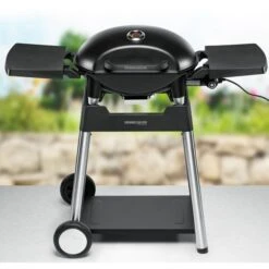Rommelsbacher Barbecue Elektrogrill BBQ 4100/S, Mit Grillwagen (schwarz, 2.200 Watt) -ALTERNATE Rommelsbacher Barbecue Elektrogrill BBQ 4100 S mit Grillwagen@@100117698 2