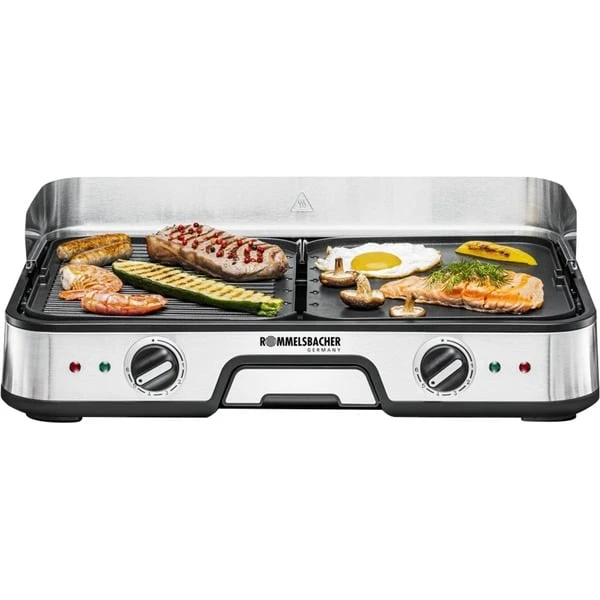 Rommelsbacher Elektrogrill BBQ 2025 (schwarz/edelstahl, 2.000 Watt) 1 Rommelsbacher Elektrogrill BBQ 2025 (schwarz/edelstahl, 2.000 Watt)