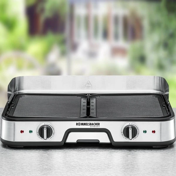 Rommelsbacher Elektrogrill BBQ 2025 (schwarz/edelstahl, 2.000 Watt) 2 Rommelsbacher Elektrogrill BBQ 2025 (schwarz/edelstahl, 2.000 Watt) – Bild 2