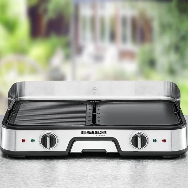 Rommelsbacher Elektrogrill BBQ 2025 (schwarz/edelstahl, 2.000 Watt) 3 Rommelsbacher Elektrogrill BBQ 2025 (schwarz/edelstahl, 2.000 Watt) – Bild 3