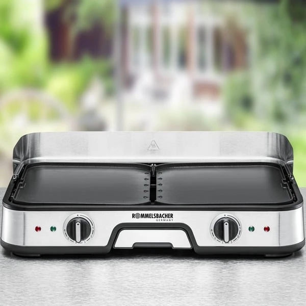 Rommelsbacher Elektrogrill BBQ 2025 (schwarz/edelstahl, 2.000 Watt) 4 Rommelsbacher Elektrogrill BBQ 2025 (schwarz/edelstahl, 2.000 Watt) – Bild 4