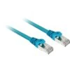 Sharkoon Patchkabel SFTP, RJ-45, Mit Cat.7a Rohkabel (blau, 3 Meter)