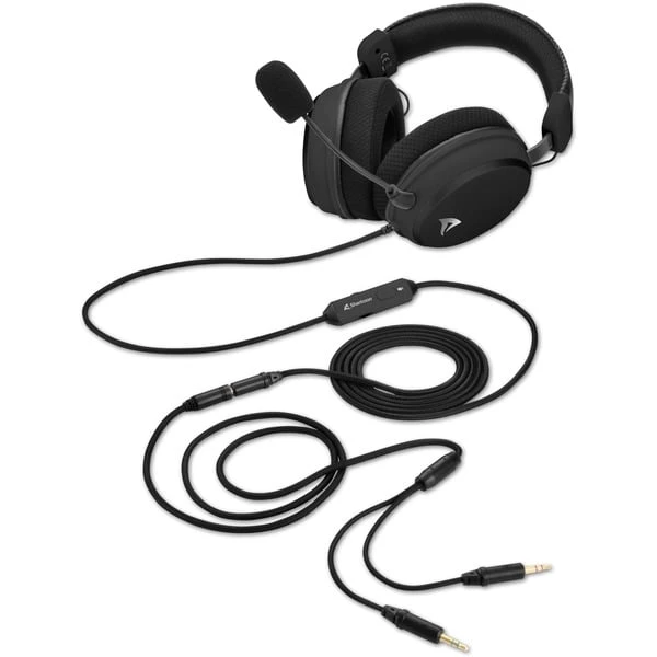 Sharkoon Skiller SGH25, Gaming-Headset (schwarz, 3,5 Mm Klinke) 8 Sharkoon Skiller SGH25, Gaming-Headset (schwarz, 3,5 Mm Klinke) – Bild 8