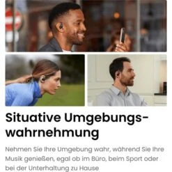 Shokz OpenFit, Kopfhörer (schwarz, Bluetooth, USB-C) -ALTERNATE Shokz OpenFit Kopfh rer@@100026675 4