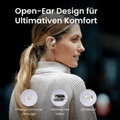 Shokz OpenFit, Kopfhörer (beige, Bluetooth, USB-C) -ALTERNATE Shokz OpenFit Kopfh rer@@100026676 6