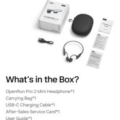 Shokz OpenRun Pro 2 Mini, Headset (schwarz) -ALTERNATE Shokz OpenRun Pro 2 Mini Headset@@100094175 32