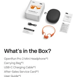 Shokz OpenRun Pro 2 Mini, Headset (orange) -ALTERNATE Shokz OpenRun Pro 2 Mini Headset@@100094180 32