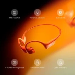 Shokz OpenRun Pro 2 Mini, Headset (orange) -ALTERNATE Shokz OpenRun Pro 2 Mini Headset@@100094180 6