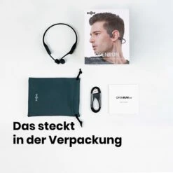 Shokz OpenRun, Kopfhörer (schwarz, Kosmisches Schwarz, Bluetooth, Laden über USB-C) -ALTERNATE Shokz OpenRun Kopfh rer@@100074078 3