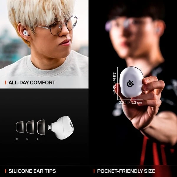 SteelSeries Arctis GameBuds Für Playstation, Kopfhörer (weiß) 12 SteelSeries Arctis GameBuds Für Playstation, Kopfhörer (weiß) – Bild 12