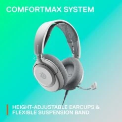SteelSeries Arctis Nova 1, Gaming-Headset (weiß, 3.5 Mm Klinke) -ALTERNATE SteelSeries Arctis Nova 1 Gaming Headset@@1853438 6