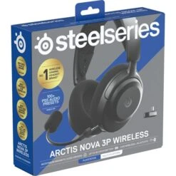 SteelSeries Arctis Nova 3P Wireless Black, Gaming-Headset (schwarz, Für Playstation, Bluetooth, WiFi, Mobile App Control) 20 SteelSeries Arctis Nova 3P Wireless Black, Gaming-Headset (schwarz, Für Playstation, Bluetooth, WiFi, Mobile App Control) -ALTERNATE SteelSeries Arctis Nova 3P Wireless Black Gaming Headset@@100123891 36