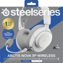 SteelSeries Arctis Nova 3P Wireless White, Gaming-Headset (weiß, Für Playstation, Bluetooth, WiFi, Mobile App Control) -ALTERNATE SteelSeries Arctis Nova 3P Wireless White Gaming Headset@@100123893 38