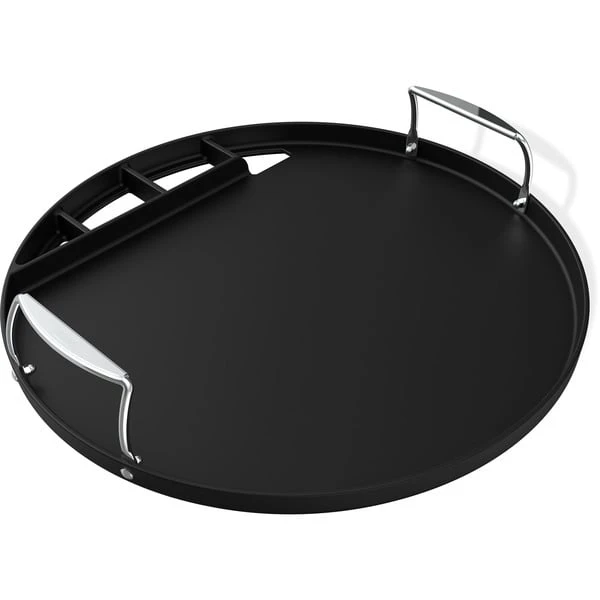 Weber Full Size Grillplatte, Plancha Für Holzkohlegrills Ø 57cm (schwarz)