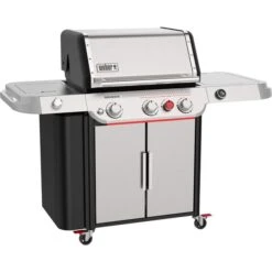 Weber Gasgrill Genesis SP-335W GBS (edelstahl, 18,76 KW, Mit Sear Zone Und Seitenkocher, Modell 2025)