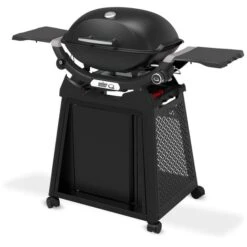 Weber Gasgrill Q 2200N Mit Premium-Rollwagen (schwarz, 4,10 KW, Mit Seitentischen) -ALTERNATE Weber Gasgrill Q 2200N mit Premium Rollwagen@@100108665 2