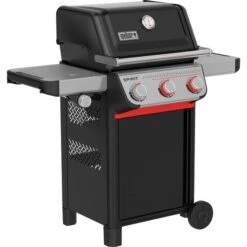 Weber Gasgrill Spirit E-335 GBS (schwarz, 12,62 KW, Mit Sear Zone Und Seitenbrenner, Modell 2025)